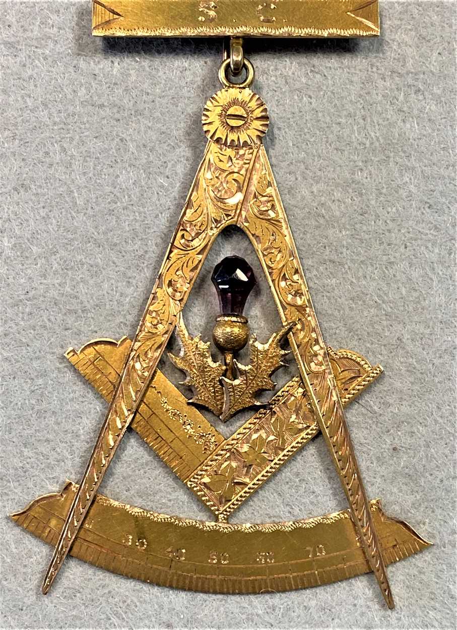 An early 20th century Masonic Scottish Constitution Past Master's Jewel, - Image 4 of 6