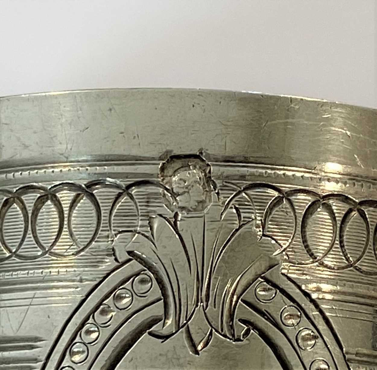 A 19th century French metalwares silver tot cup, - Image 5 of 7