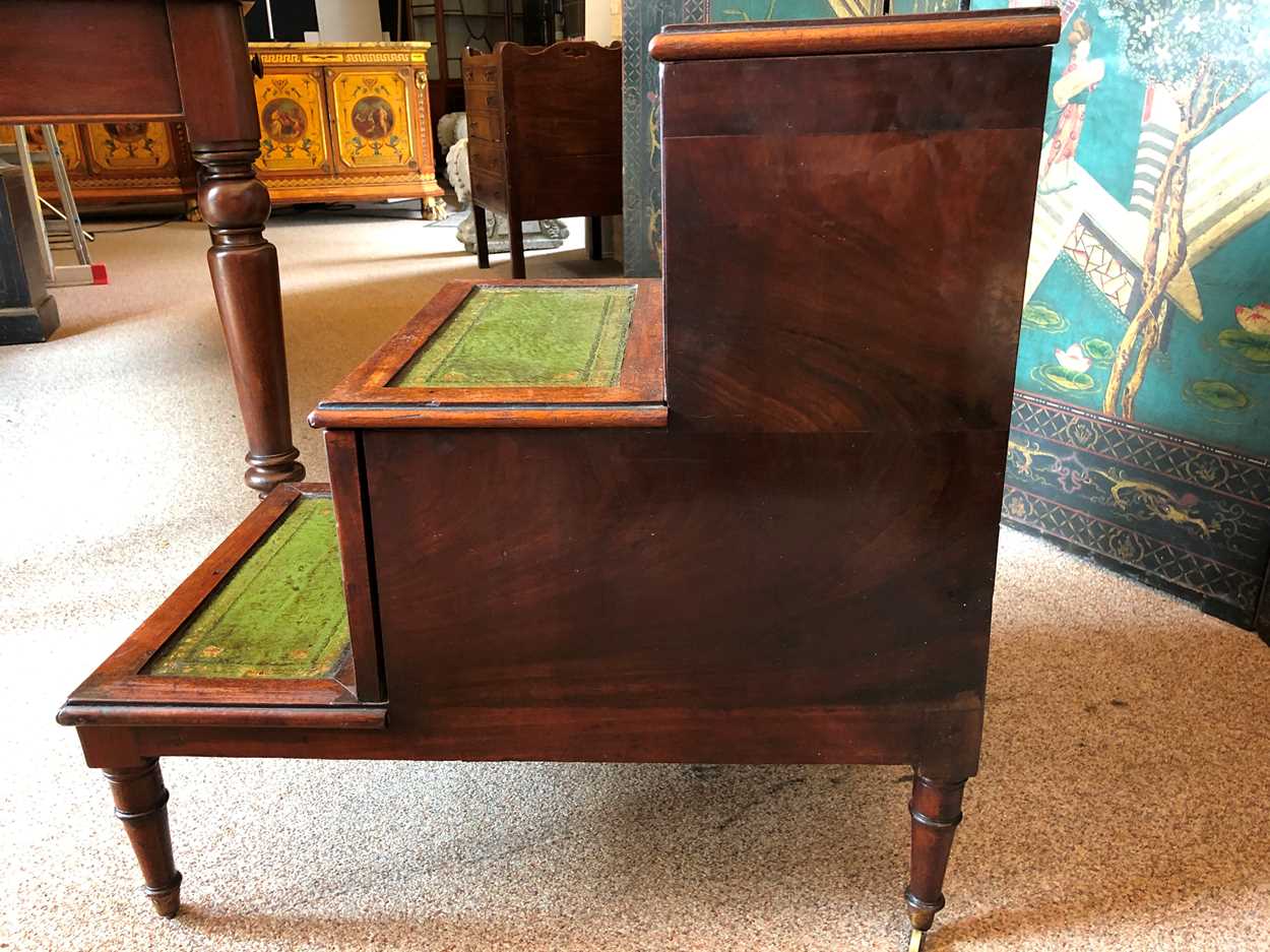 A Regency mahogany step commode, - Image 4 of 6