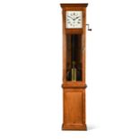 Magneta of London electric master oak longcase clock, circa 1930,