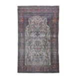 A Kashan prayer rug, circa 1910,