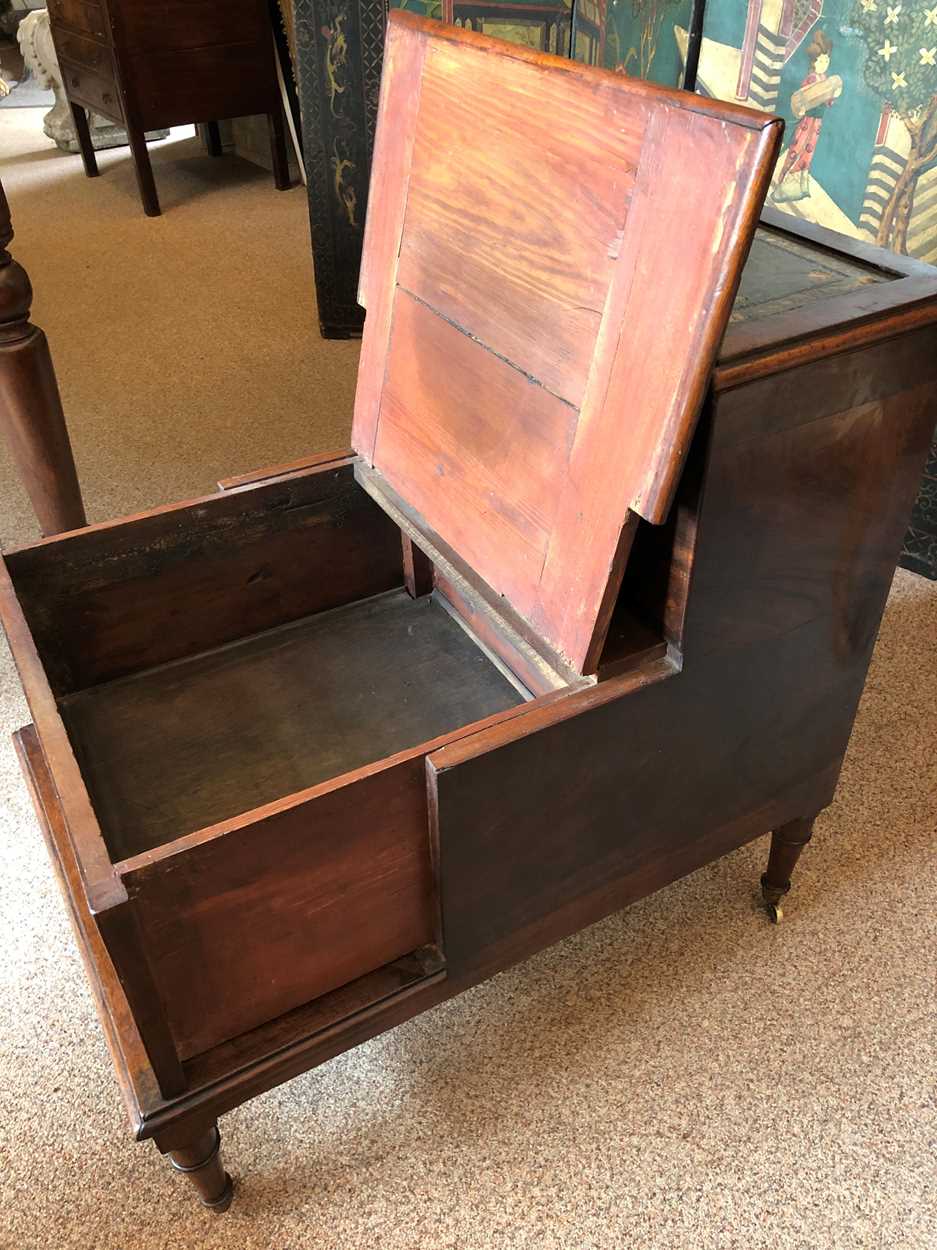 A Regency mahogany step commode, - Image 3 of 6