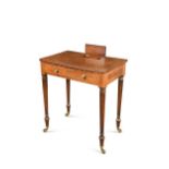 A mahogany writing table in the manner of Gillows, 19th century,