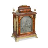 A George III mahogany bracket clock by Charles Puckridge,