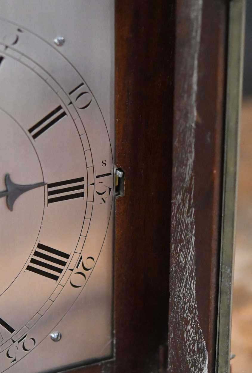 A George III mahogany bracket clock by Charles Puckridge, - Bild 9 aus 9