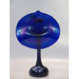 A "Jack in the Pulpit" iridescent glass vase, signed to base 28cm high
