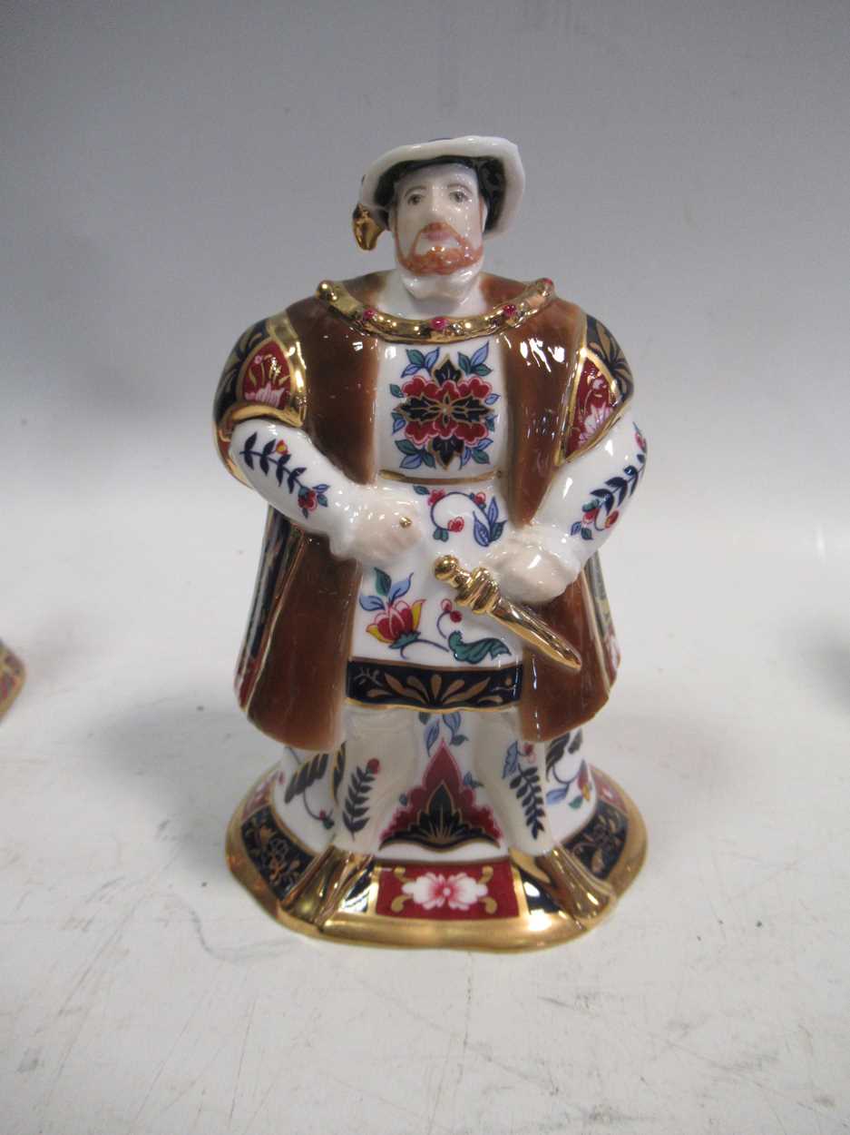 Royal Worcester Candle Snuffers - Henry VIII and his six wives, all boxed - Image 2 of 5