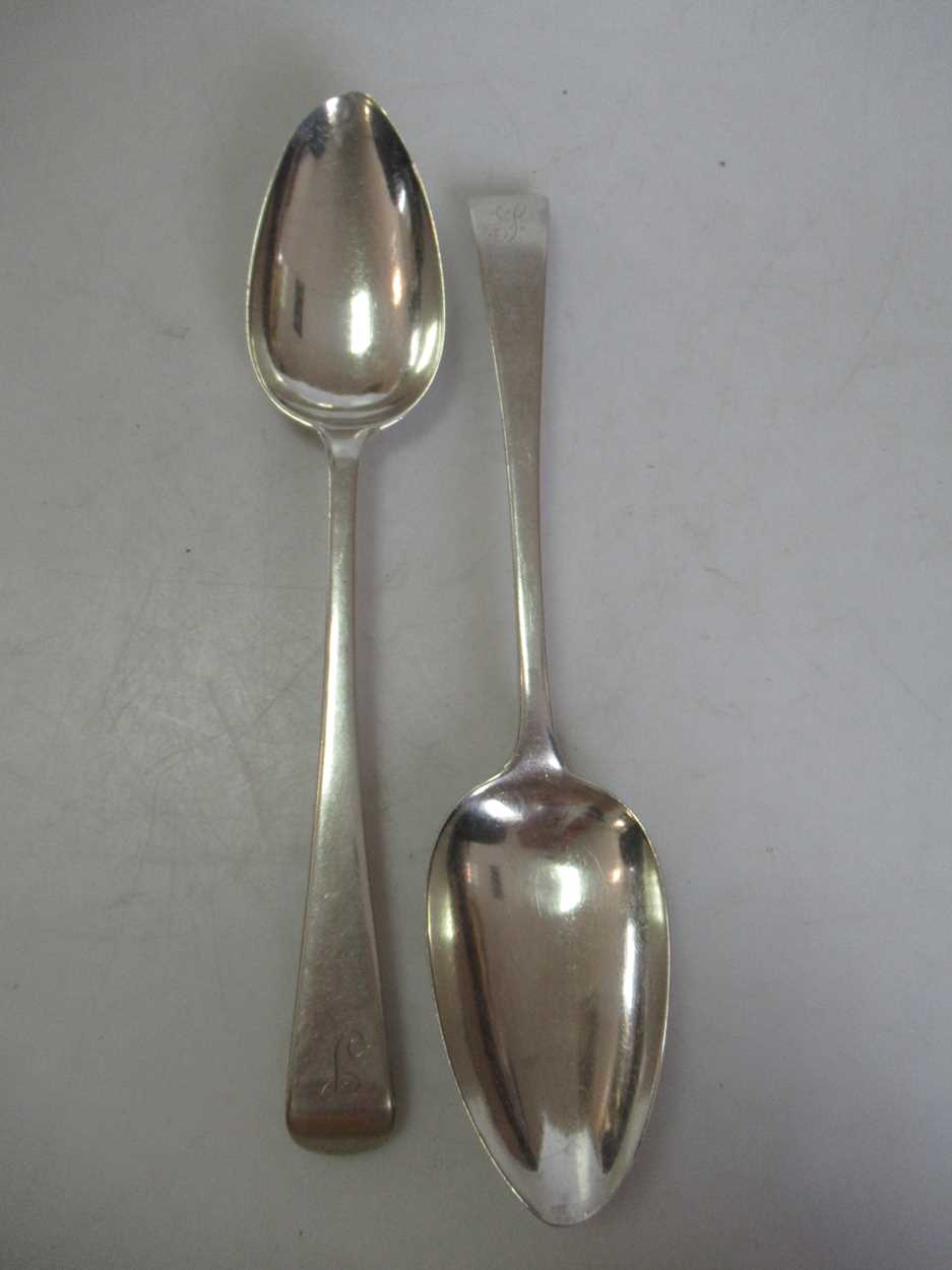 A collection of continental metalwares flatware, some marked 'Sterling' 21.1ozt gross - Image 2 of 6