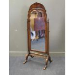 A reproduction cheval mirror 164 x 69 x 56cm