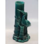 An Aesthetic Movement Bretby spill vase, shape number 917, 30cm high