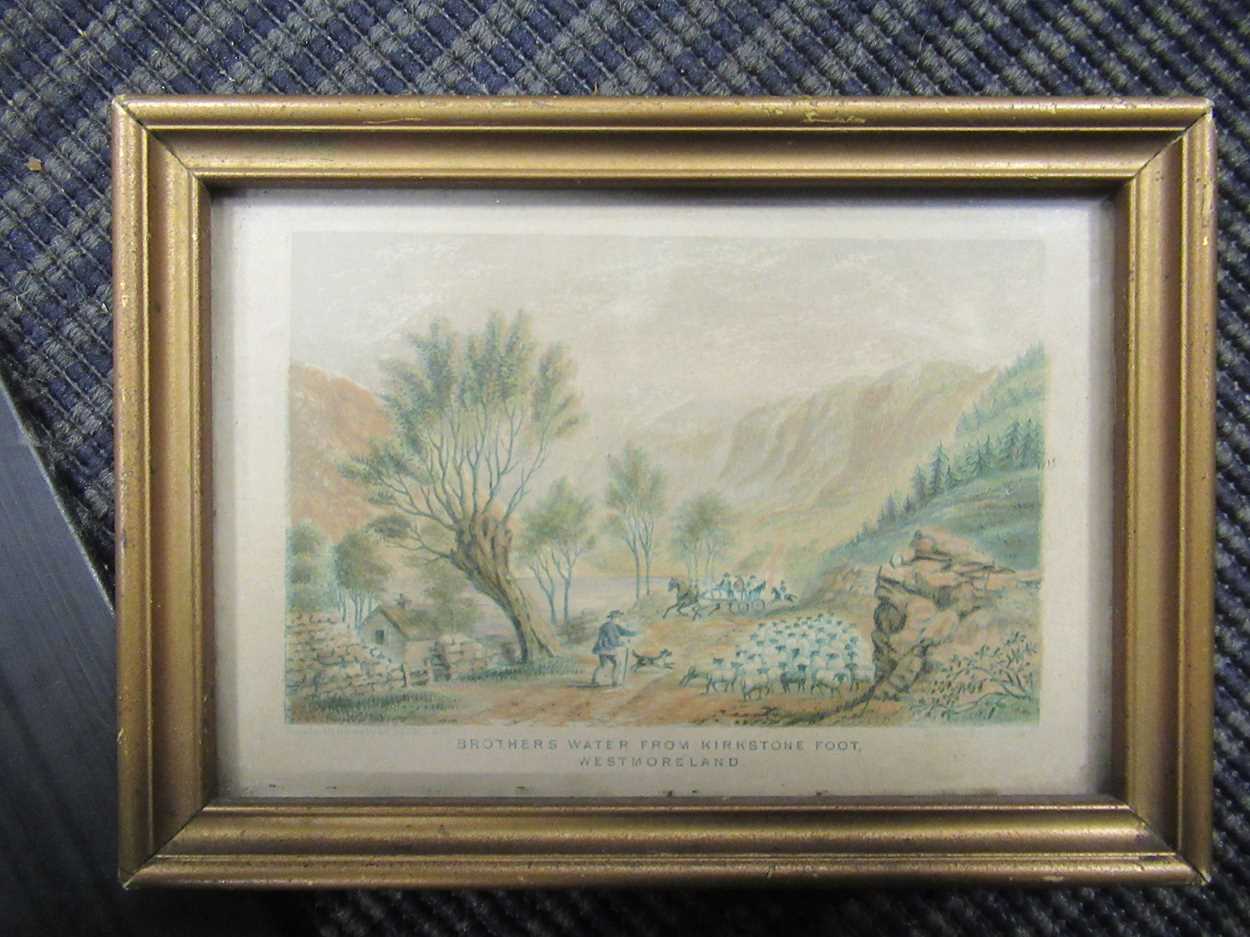 A 19th century needlework picture of 'The House of Industry Hospitals - 1820'; a framed Wedgwood - Image 2 of 9