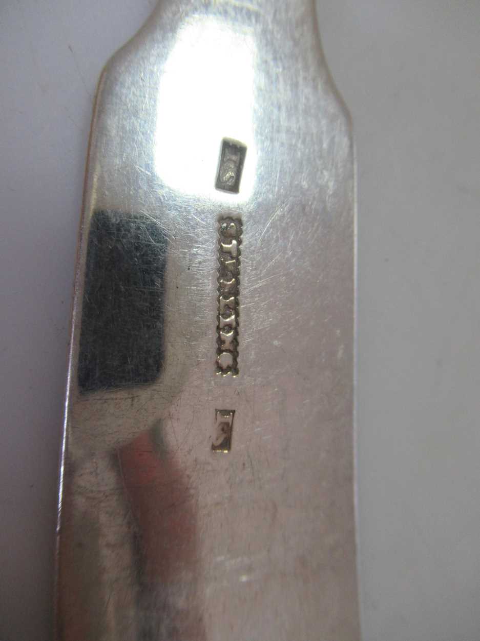 A collection of continental metalwares flatware, some marked 'Sterling' 21.1ozt gross - Image 6 of 6