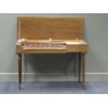 A 20th century mahogany cased clavichord by John Morley of London no 2003Condition report: All