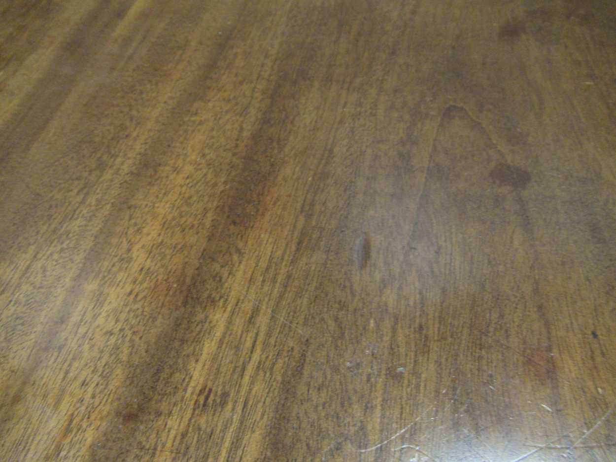 A George III style mahogany twin pedestal dining table with one leaf, early 20th century, the - Image 6 of 8