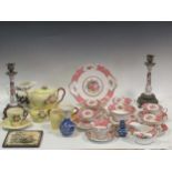 A collection of various ceramics to include a Royal Albert Lady Carlyle pattern part tea service,