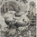 Edward Julius Detmold (1883-1957) At the Edge of the Lotus Pool, signed etching, 19.5 x 19.5cm