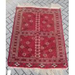 A finely woven Ersari rug,