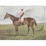 A pair of engravings with aquatint of racehorses to include; Charles Hunt (1803-1877) after J.F.