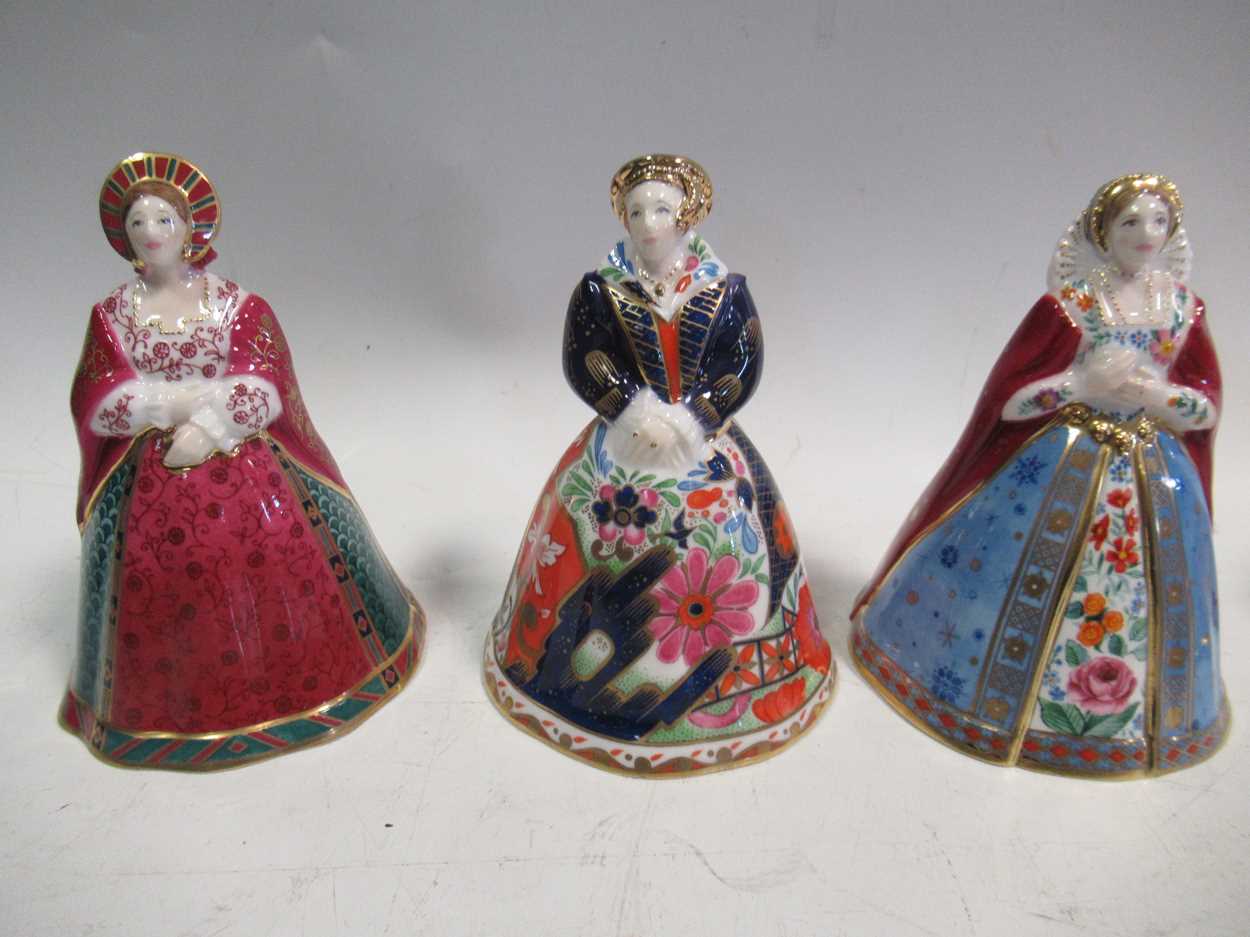 Royal Worcester Candle Snuffers - Henry VIII and his six wives, all boxed - Image 4 of 5