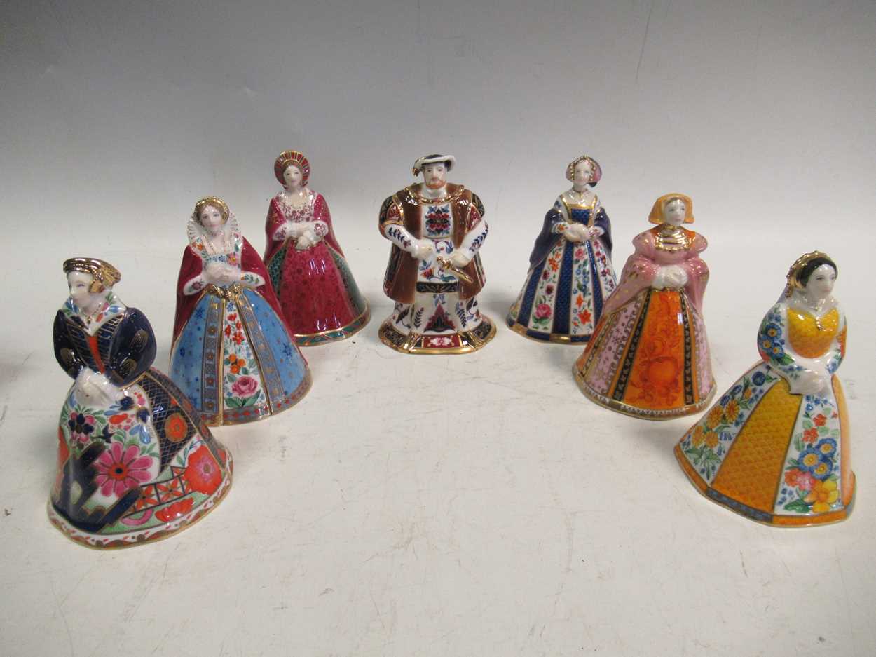 Royal Worcester Candle Snuffers - Henry VIII and his six wives, all boxed