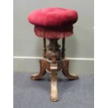 A coal purdonium and a piano stool (2)