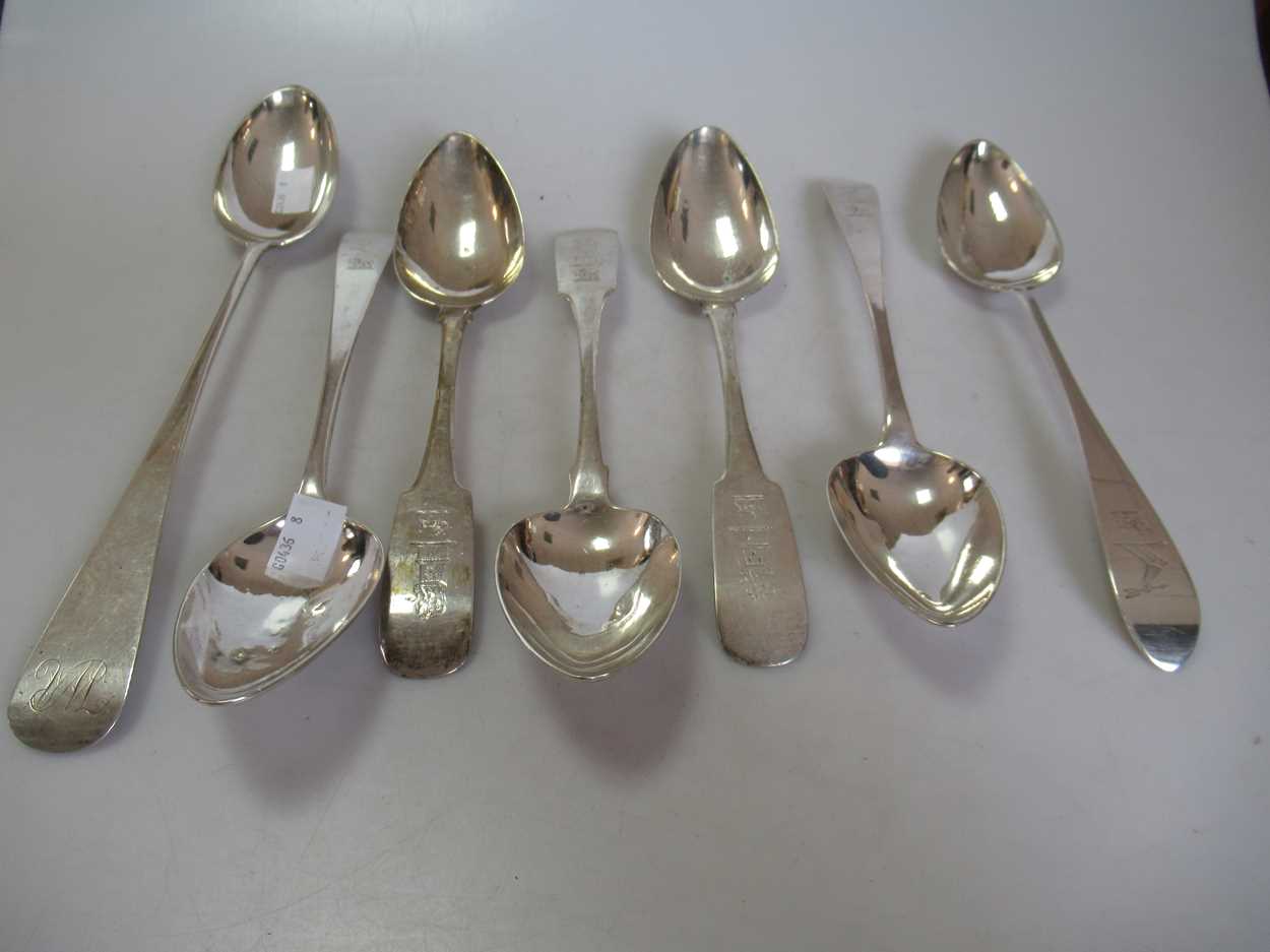 A collection of continental metalwares flatware, some marked 'Sterling' 21.1ozt gross