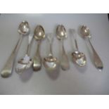 A collection of continental metalwares flatware, some marked 'Sterling' 21.1ozt gross