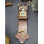 A 19th century Dutch wall clockCondition report: UntestedSingle weight, pendulum present