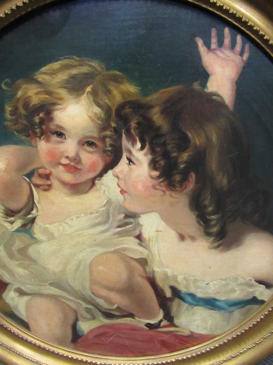 After Sir Thomas Lawrence, The Calmady Children (Emily, 1818–?1906, and Laura Anne, 1820–1894), - Bild 4 aus 4