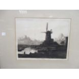 Alfred Richard Blundell, a group of three pencil signed etchings, to include: Culford School, 24 x