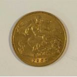 An Edward VII half sovereign dated 1907