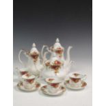 A Royal Albert part tea service (qty)Condition report: Royal Albert Service: Tea pots have various