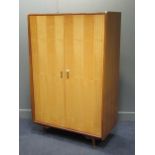 A 1950s Italian wardrobe, 180.5 x 115.5 x 57 cm