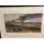 Crimean War. Eight coloured lithographs after W. Simpson published by Day & Son of battlefield