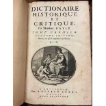 BAYLE (Pierre) Dictionaire Historique et Critique, 3 vol., second edition, Rotterdam: chez Reinier