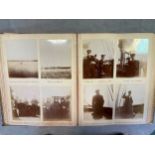 An 1890s photograph album, of views taken by a passenger on board steam yacht Minerva [built