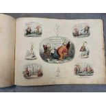 CRUIKSHANK. Scraps and Sketches, 1828-32, 23 (of 24?) hand-coloured etched plates; bound with