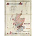 KNIPE (J A) Geological Map of Scotland, Lochs, Mountains, Islands, Rivers and Canals. The Railways