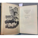 GIBBINGS (Robert) Coming Down the Seine, 1st edition 1953, 8vo, no.33 of 75 signed numbered copies