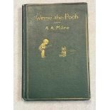 MILNE (A A) Winnie-The-Pooh, first American edition 1926, 8vo, illustrated by E. H. Shepard,