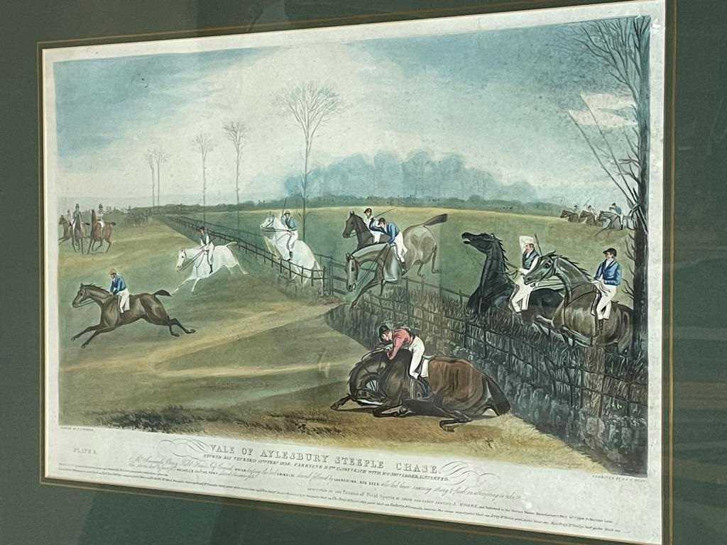 Charles Hunt after Francis Calcraft Turner (1795-1865), Vale of Aylesbury Steeplechase, 1836, plates - Image 2 of 4