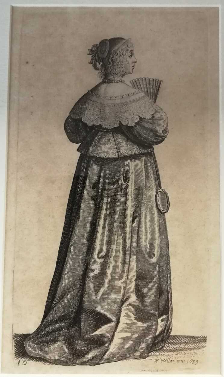 A collection of eight figural etchings; to include: Wenzel Hollar (1607-1677), three etchings - Image 8 of 8