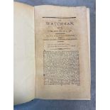 COLERIDGE (Samuel Taylor) The Watchman. Numbers I-X [All issued]. Bristol: "Published by the