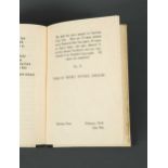 CORVINUS PRESS. COLERIDGE (S T) The Rime of the Ancient Mariner, 1944, 8vo, number 21 of 21 copies