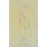 § Jean Cocteau (French 1889-1963) Sketch of a male profilesigned and dated 'Jean Cocteau / *1959' (