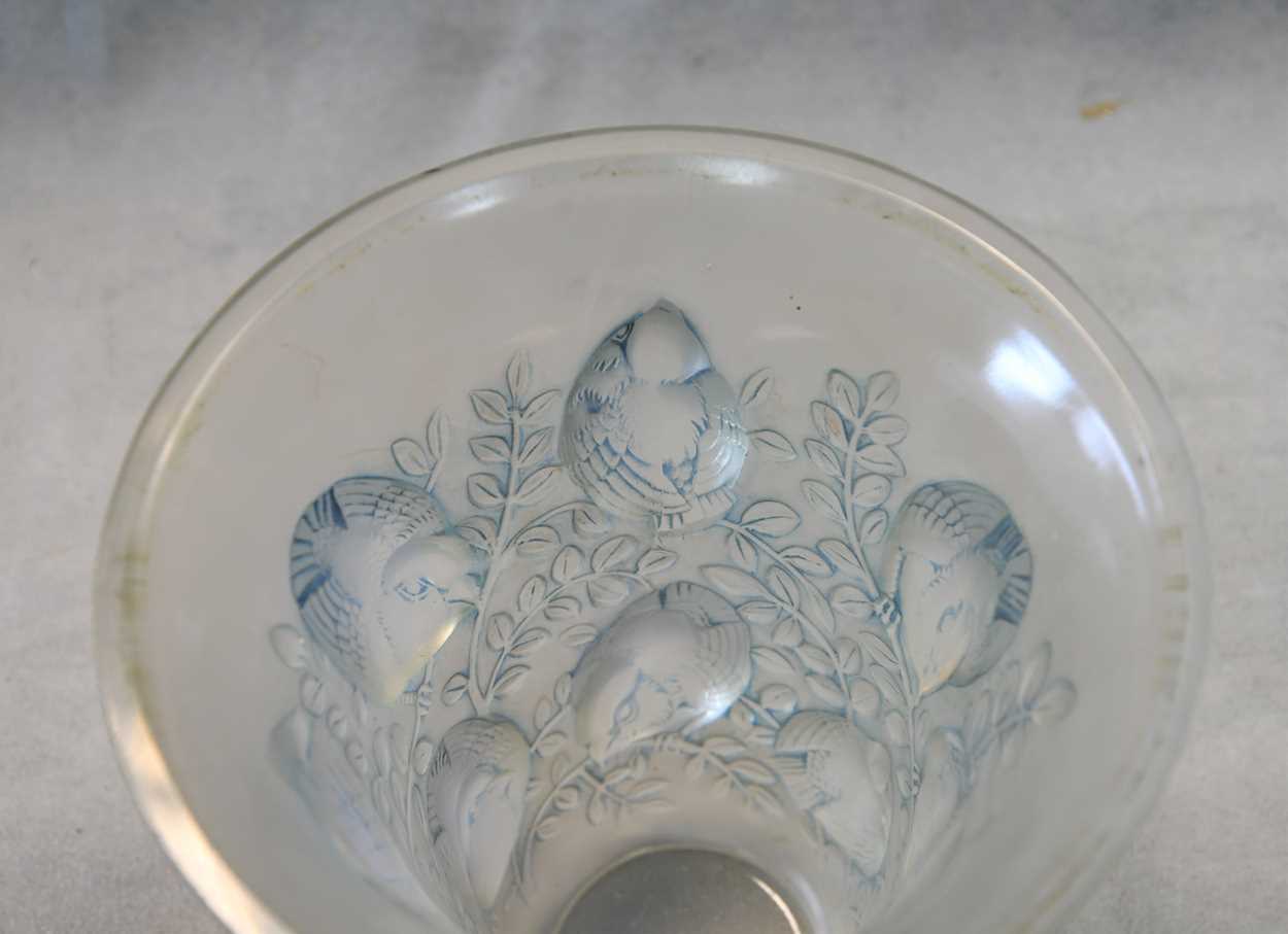 Saint-Francois, an R. Lalique opalescent glass vase, circa 1930, - Image 5 of 7