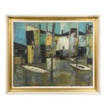 § § Peter Oliver (British 1927-2006) Boats in a Harboursigned 'Peter Oliver' (lower right)oil on