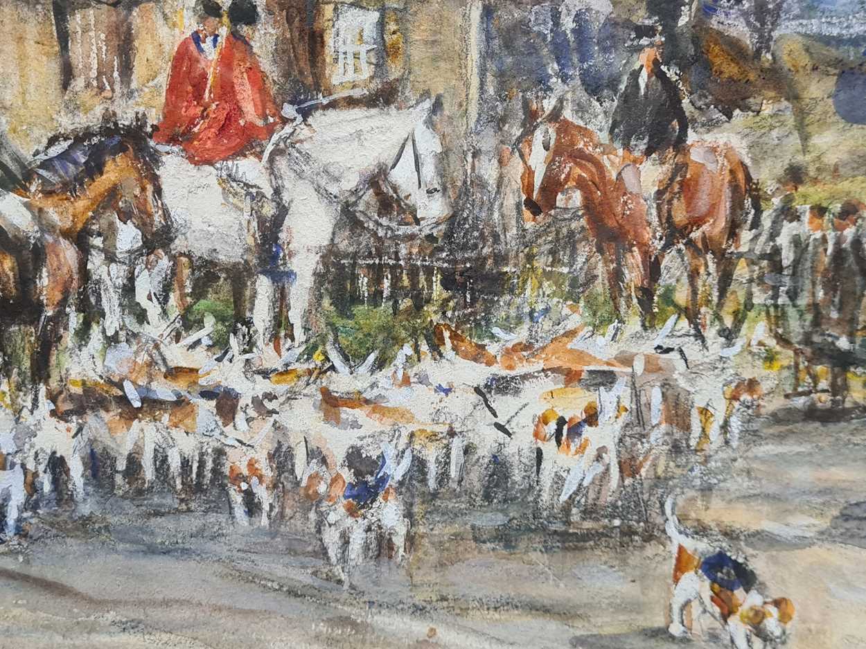 § § Rowland Henry Hill (British 1873-1952) Goathland Hounds at Lythesigned and dated 'ROWLAND H. - Bild 6 aus 9