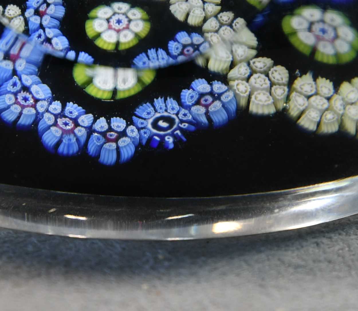 Three Whitefriars faceted glass paperweights, - Image 8 of 12