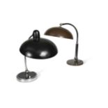 Christian Dell for Kaiser Idell, a model 6631 Bauhaus desk lamp,